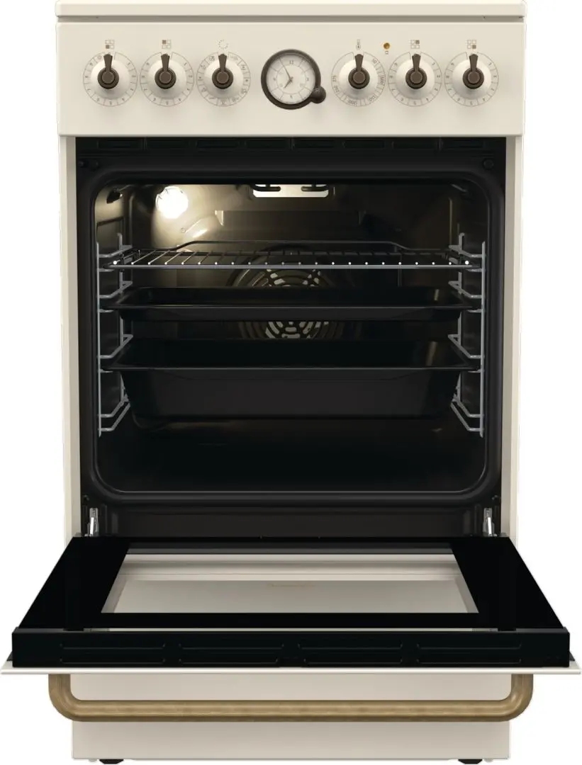 Электрическая плита Gorenje GECS5B70CLI (Ivory/Bronze) - 2
