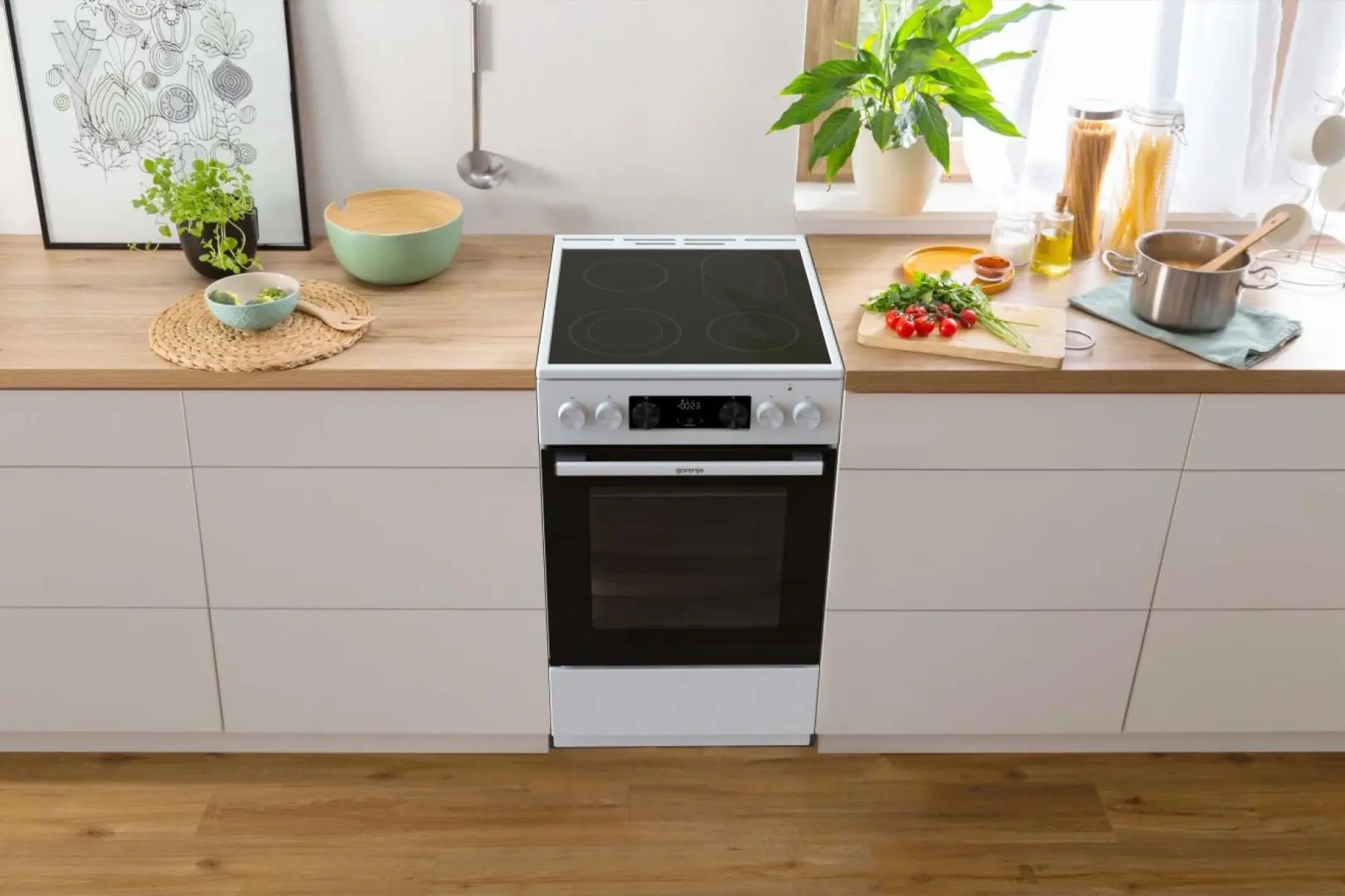 Электрическая плита Gorenje GECS5C70WA (White) - 14