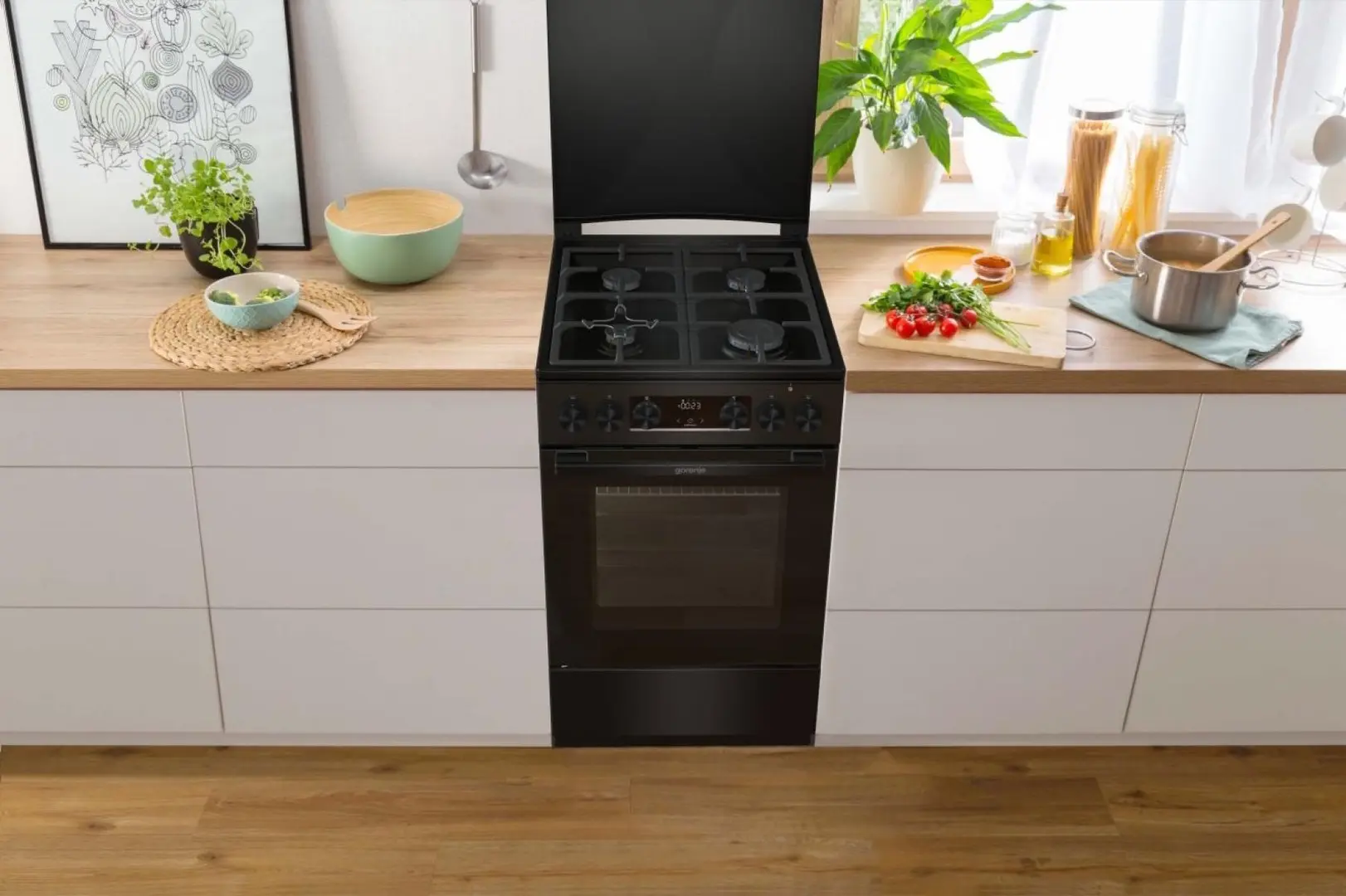 Комбинированная плита Gorenje GK5C42BF (Black) - 13