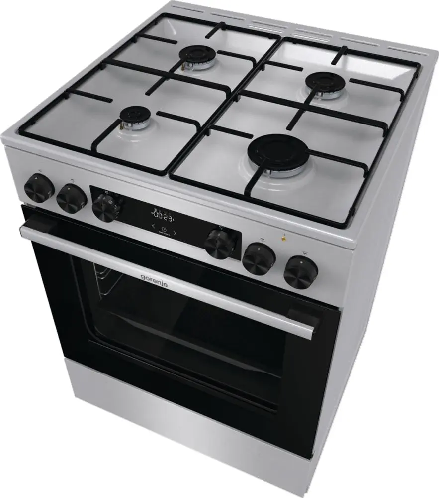 Aragaz combinat Gorenje GKS6C70XJ (Inox)