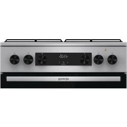 Aragaz combinat Gorenje GKS6C70XJ (Inox) Thumb