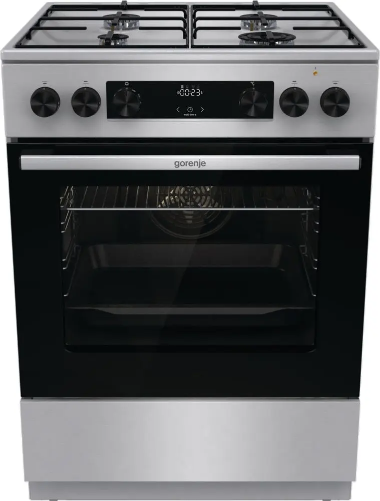 Aragaz combinat Gorenje GKS6C70XJ (Inox)