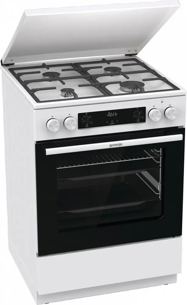 Aragaz combinat Gorenje GKS6C71WF (White) - 2