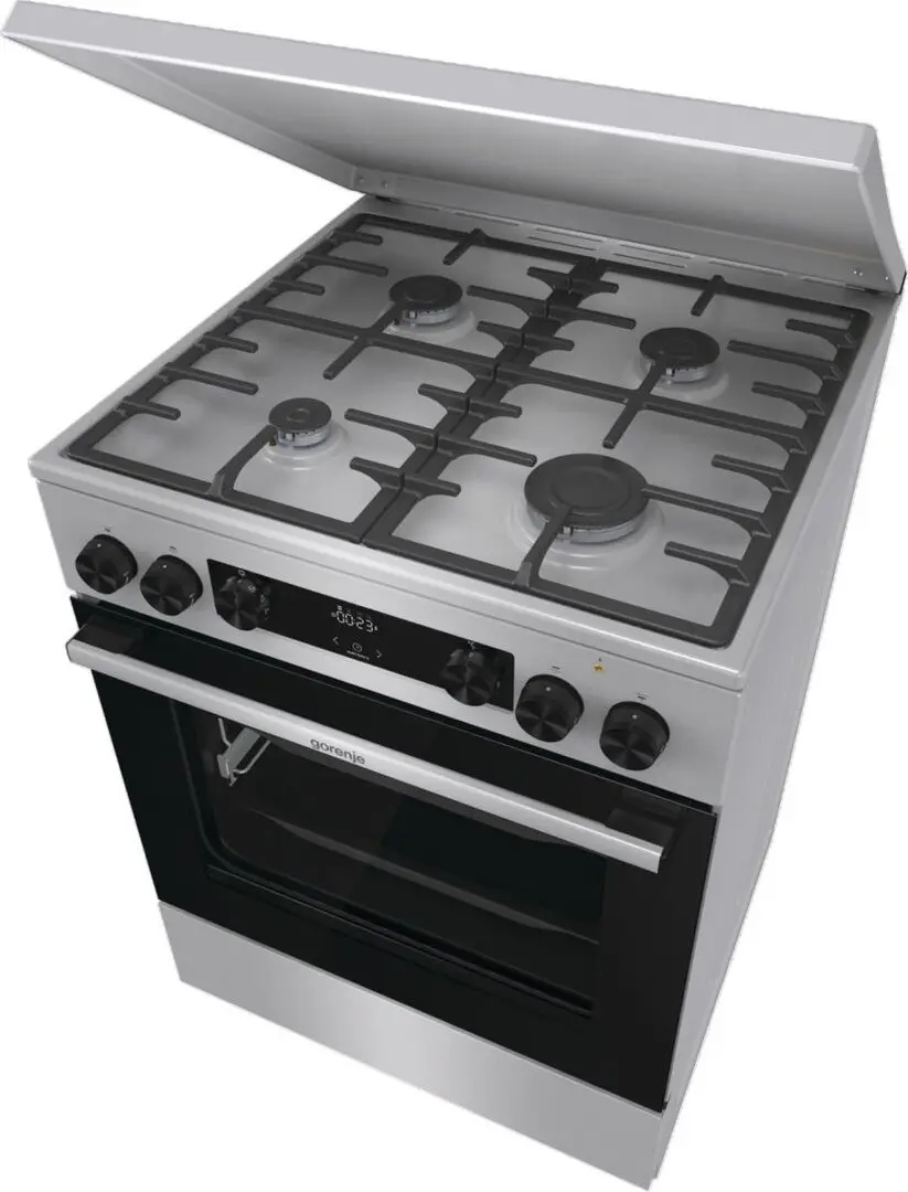 Aragaz combinat Gorenje GKS6C71XF (Silver)