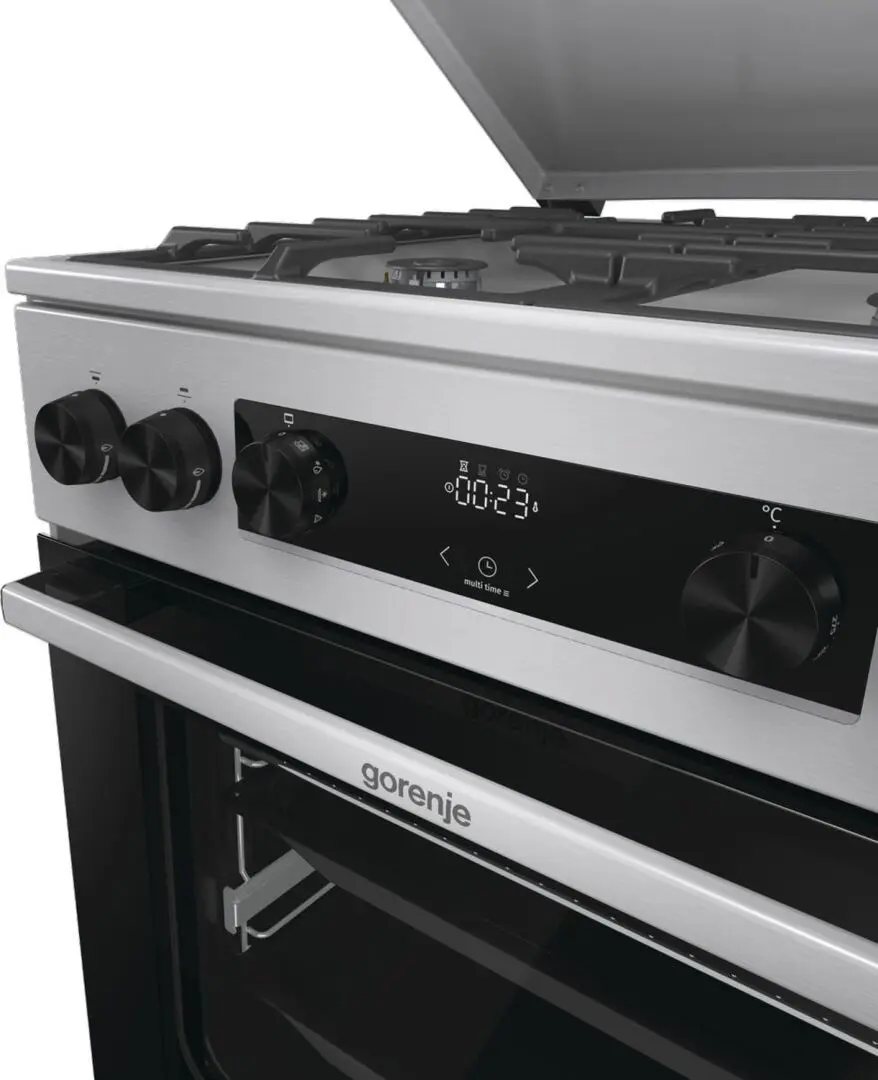 Aragaz combinat Gorenje GKS6C71XF (Silver)