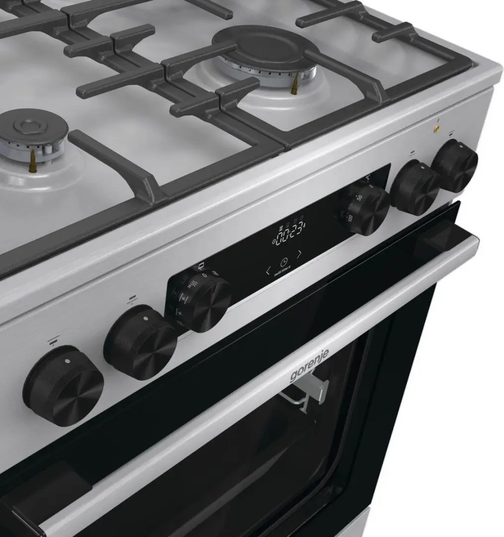 Aragaz combinat Gorenje GKS6C71XF (Silver)