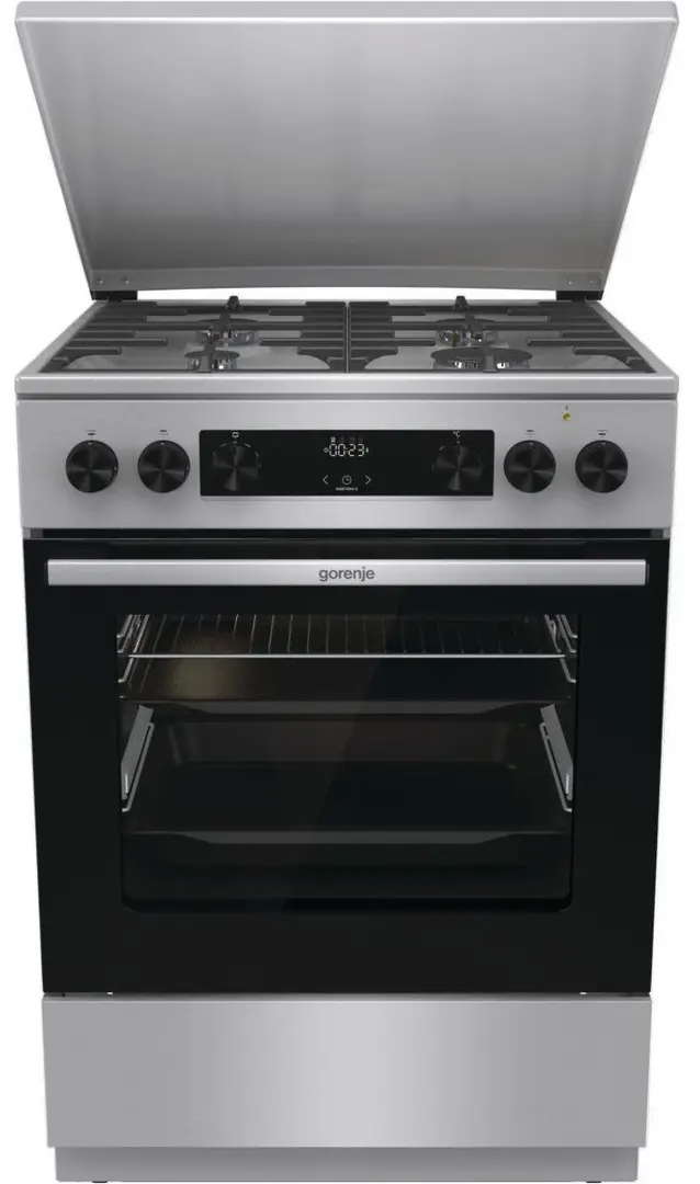 Aragaz combinat Gorenje GKS6C71XF (Silver)