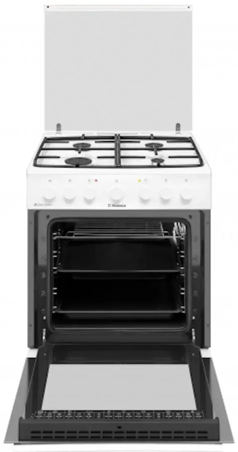 Комбинированная плита Hansa FCMW68123 (White/Black) - 2