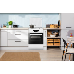 Комбинированная плита Hansa FCMW69329 (White) Thumb