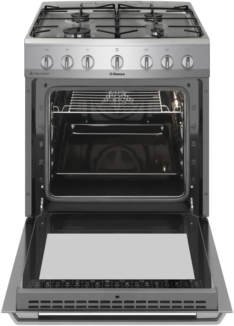 Aragaz combinat Hansa FCMX6810092 (Inox)