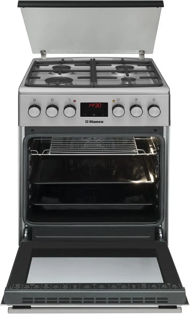 Aragaz combinat Hansa Quadrum FCMS58228 (Inox)