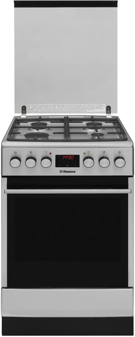 Aragaz combinat Hansa Quadrum FCMS58228 (Inox)