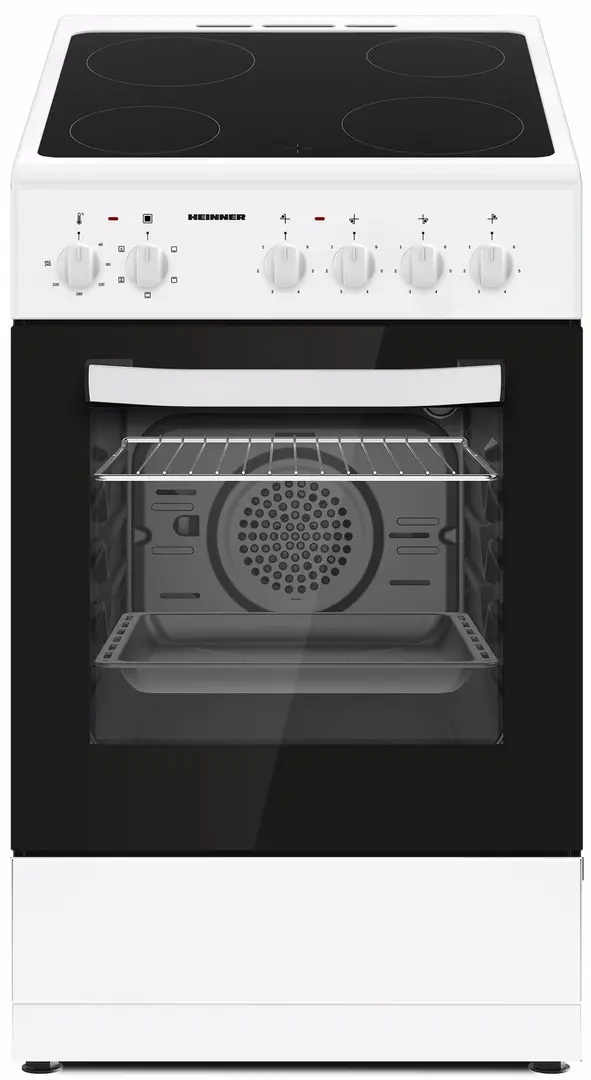 Электрическая плита Heinner HFSC-S56E4VWH (White)