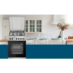 Газовая плита Heinner HFSC-S60LITGSL (Silver) Thumb