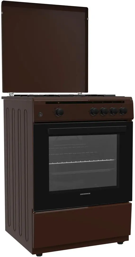 Газовая плита Heinner HFSC-V60BRW (Brown)