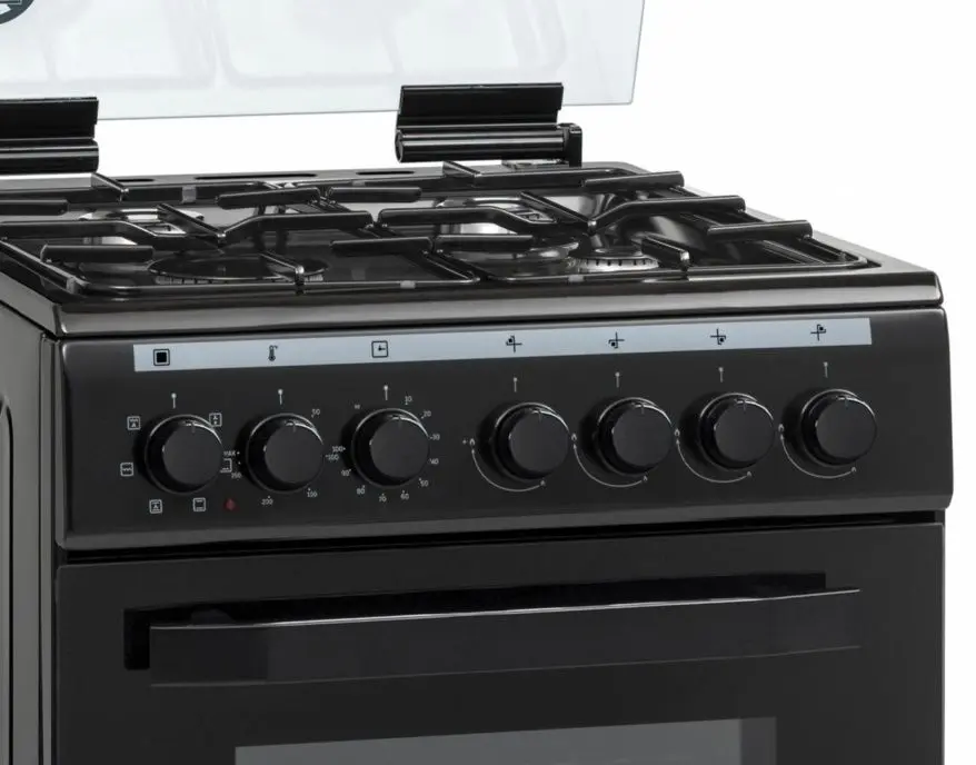 Aragaz combinat Heinner HFSC-V60LITGC-BK (Black) - 3