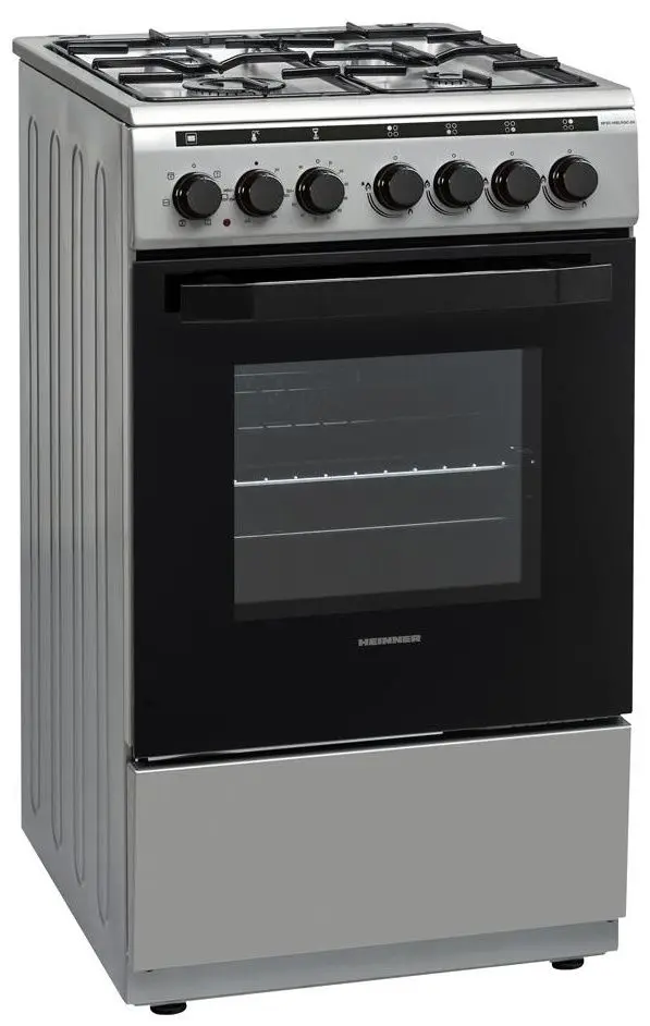 Aragaz combinat Heinner Mixt HFSC-V60LITGC-SS (Inox) - 3