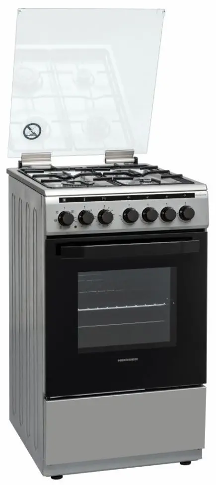 Aragaz combinat Heinner Mixt HFSC-V60LITGC-SS (Inox)