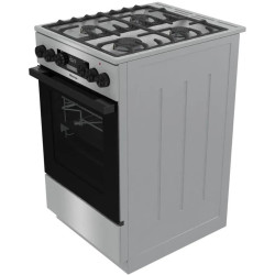 Комбинированная плита Hisense HKS5D71XMPF (Inox/Black) Thumb