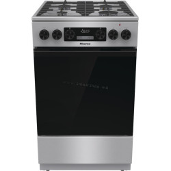 Комбинированная плита Hisense HKS5D71XMPF (Inox/Black)