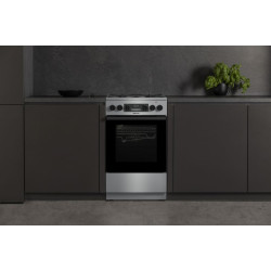 Комбинированная плита Hisense HKS5D71XMPF (Inox/Black) Thumb