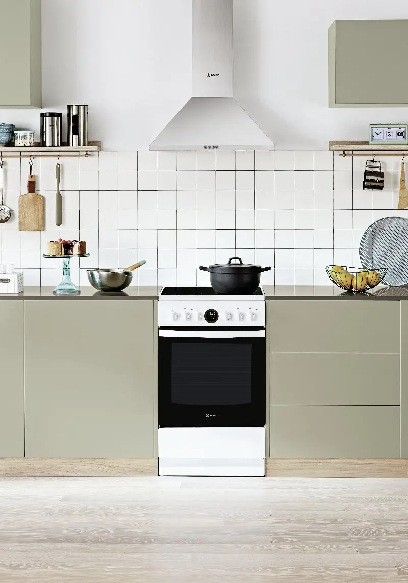 Plita electrica Indesit IS5V5CCW/E (White/Black)