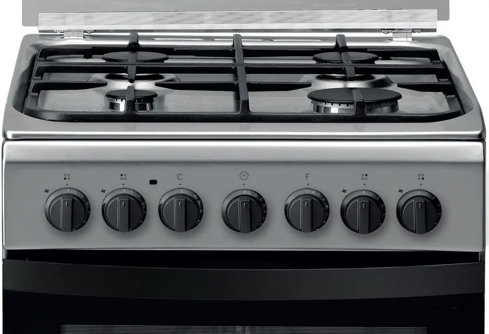 Комбинированая плита Indesit IS5G5PHX/E (Inox) - 2