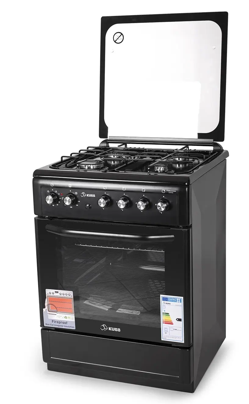 Aragaz combinat KUBB TD7201MGALtK (Black) - 2