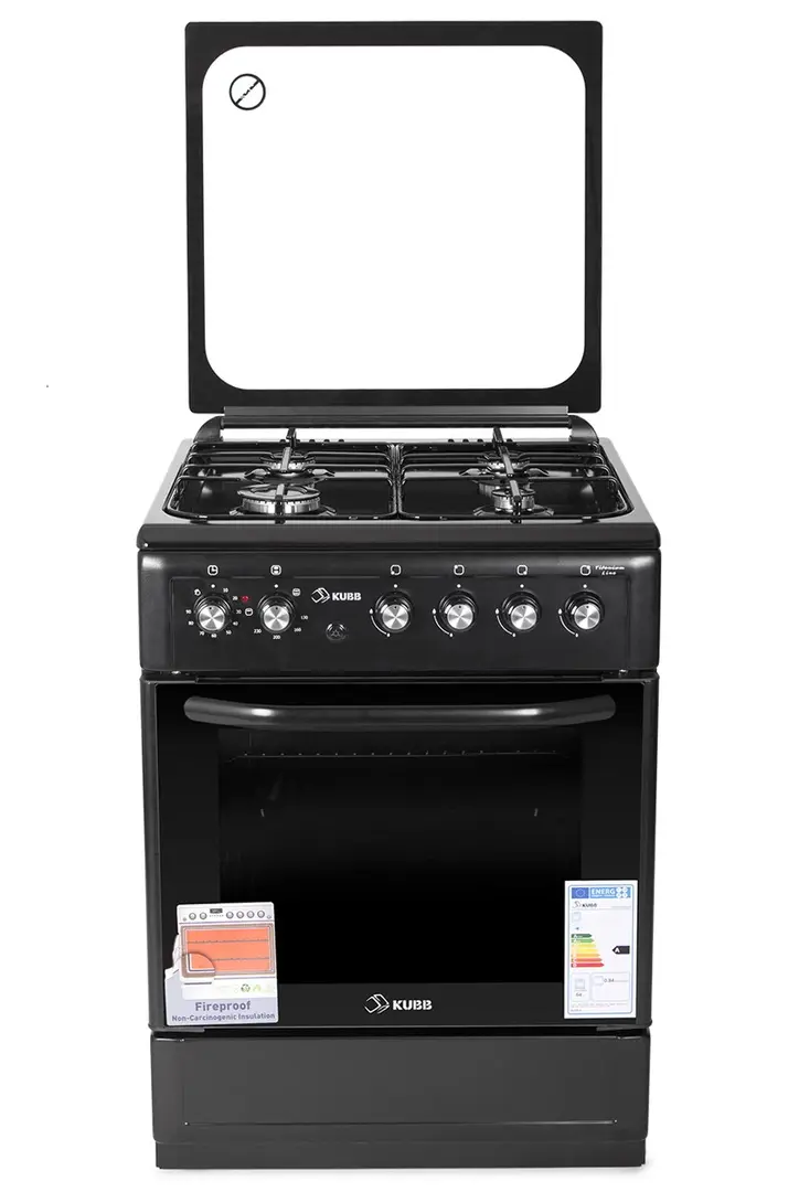 Aragaz combinat KUBB TD7201MGALtK (Black)