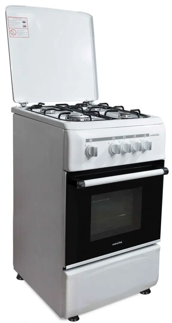 Газовая плита NobelTek NLT5551A/G1 (White)