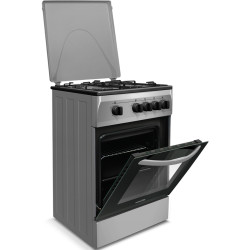 Газовая плита NobelTek Cooking NLT 5551S/G1 (Inox/Black) Thumb