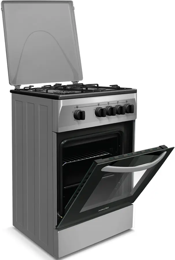 Газовая плита NobelTek Cooking NLT 5551S/G1 (Inox/Black) - 3