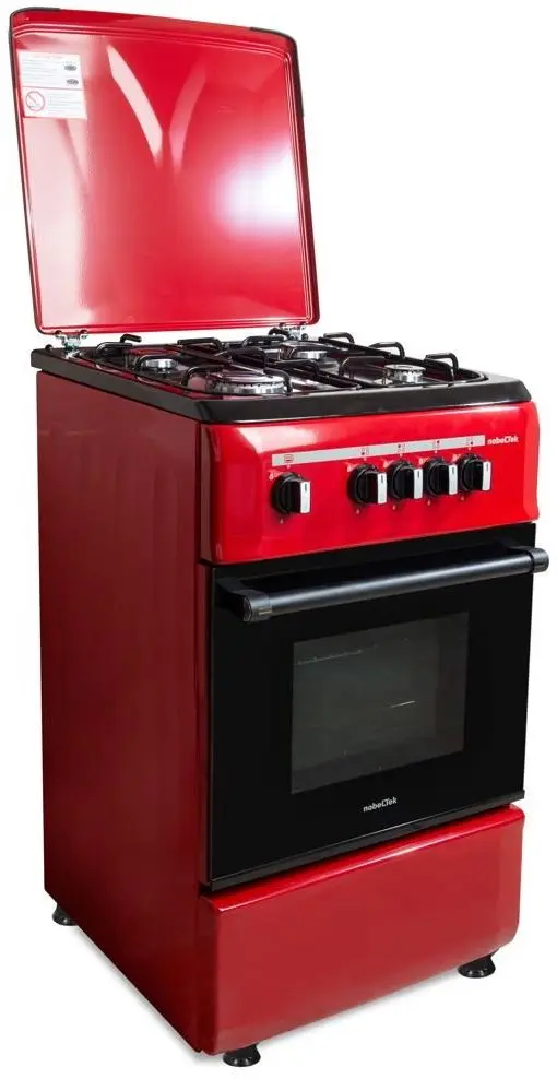 Газовая плита NobelTek NLT 5551R/G1 (Red)