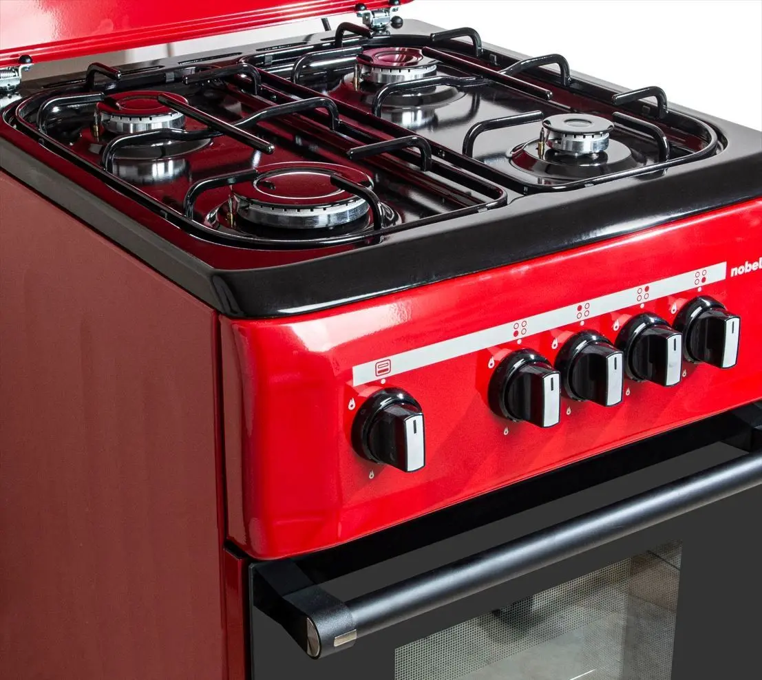 Газовая плита NobelTek NLT 5551R/G1 (Red)