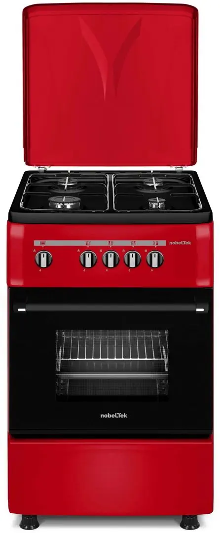Газовая плита NobelTek NLT 5551R/G1 (Red)