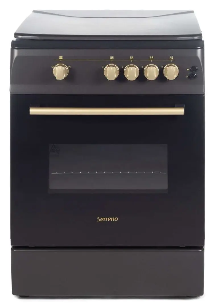 Газовая плита NobelTek Serreno SER 6603NM/FG1 (Matte Black)