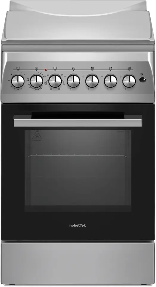 Комбинированная плита NobelTek Cooking NLT 5604IX/FE1 (Inox/Black)