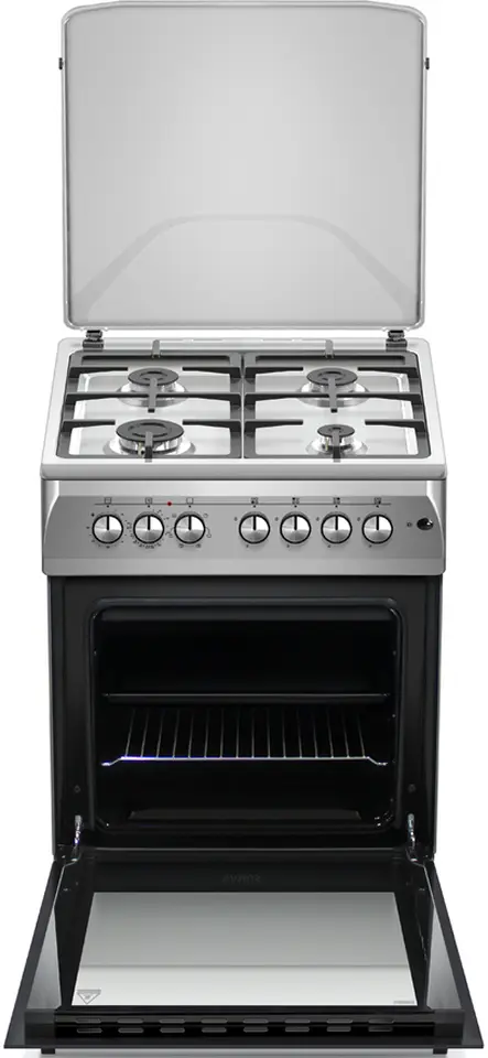 Aragaz combinat NobelTek Cooking NLT 6604IX/FE1 (Silver)