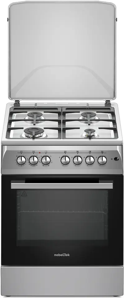 Aragaz combinat NobelTek Cooking NLT 6604IX/FE1 (Silver)