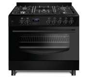 Комбинированная плита Ravanson KWGE-K90 Cheff Modern (Black)