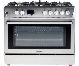 Aragaz combinat Ravanson KWGE-K90 Cheff Modern (Inox)