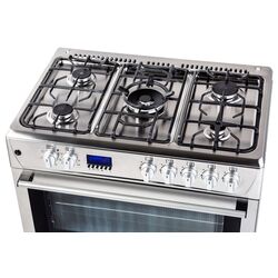 Aragaz combinat Ravanson KWGE-K90 Cheff Modern (Silver) Thumb