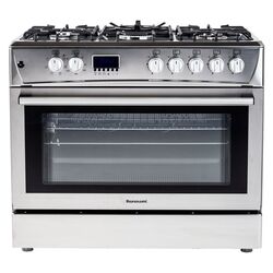 Aragaz combinat Ravanson KWGE-K90 Cheff Modern (Silver) Thumb