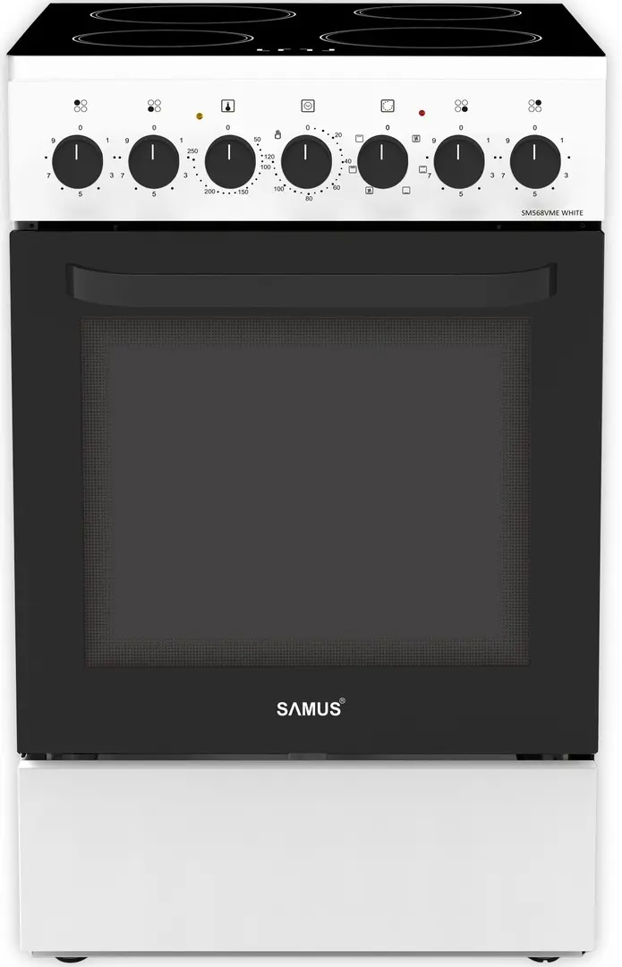 Aragaz electric Samus SM568VME (White)