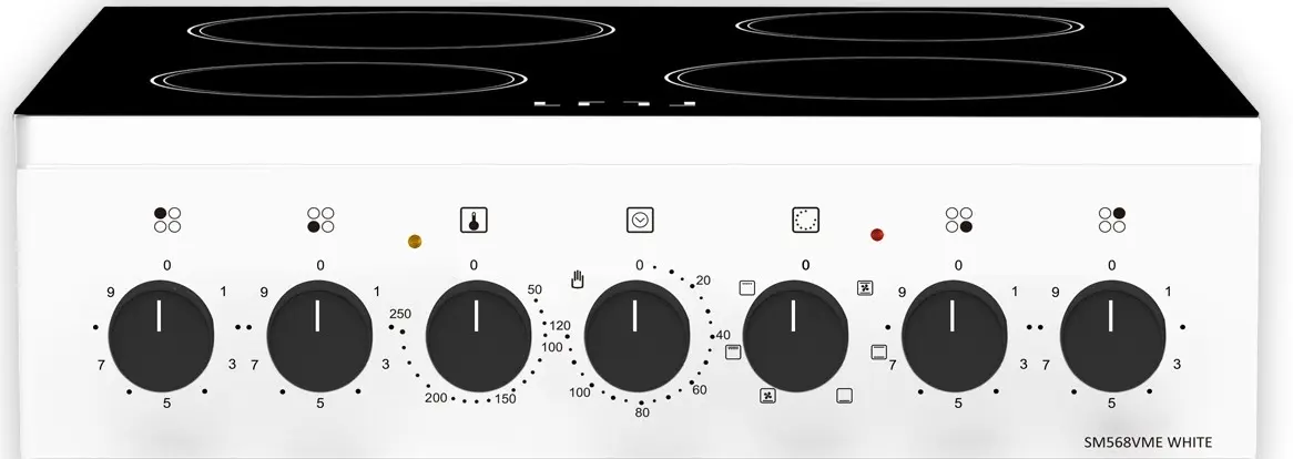 Aragaz electric Samus SM568VME (White) - 2