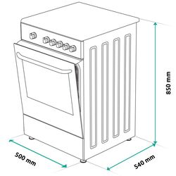Aragaz Samus SM550APBS (White) Thumb