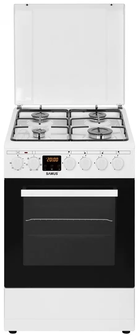 Plita combinata Samus SM563AENS (White)