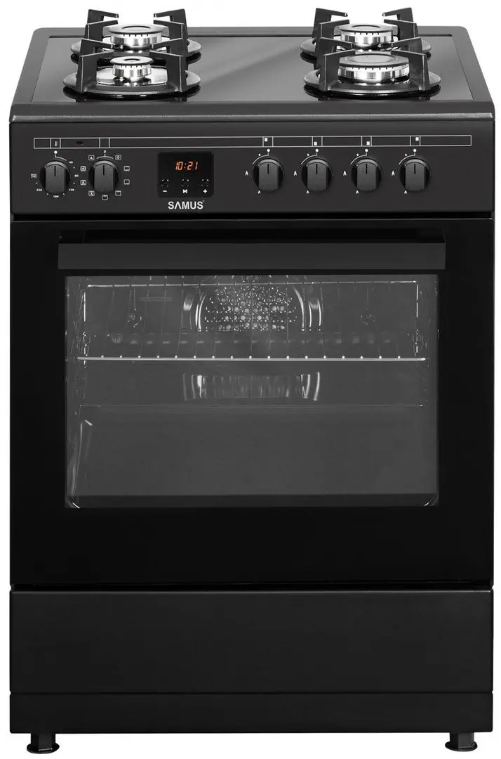 Комбинированная плита Samus SM665AENS (Anthracite)