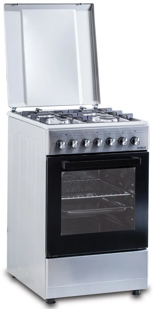 Aragaz combinat Samus SM562AENS1 (Inox)