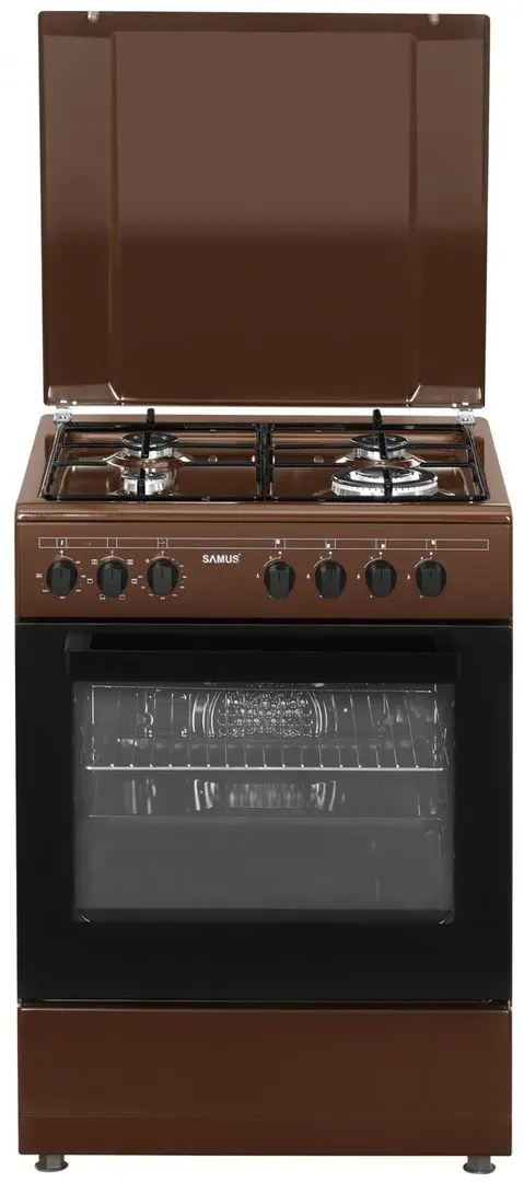 Комбинированная плита Samus SM662AENS (Brown)